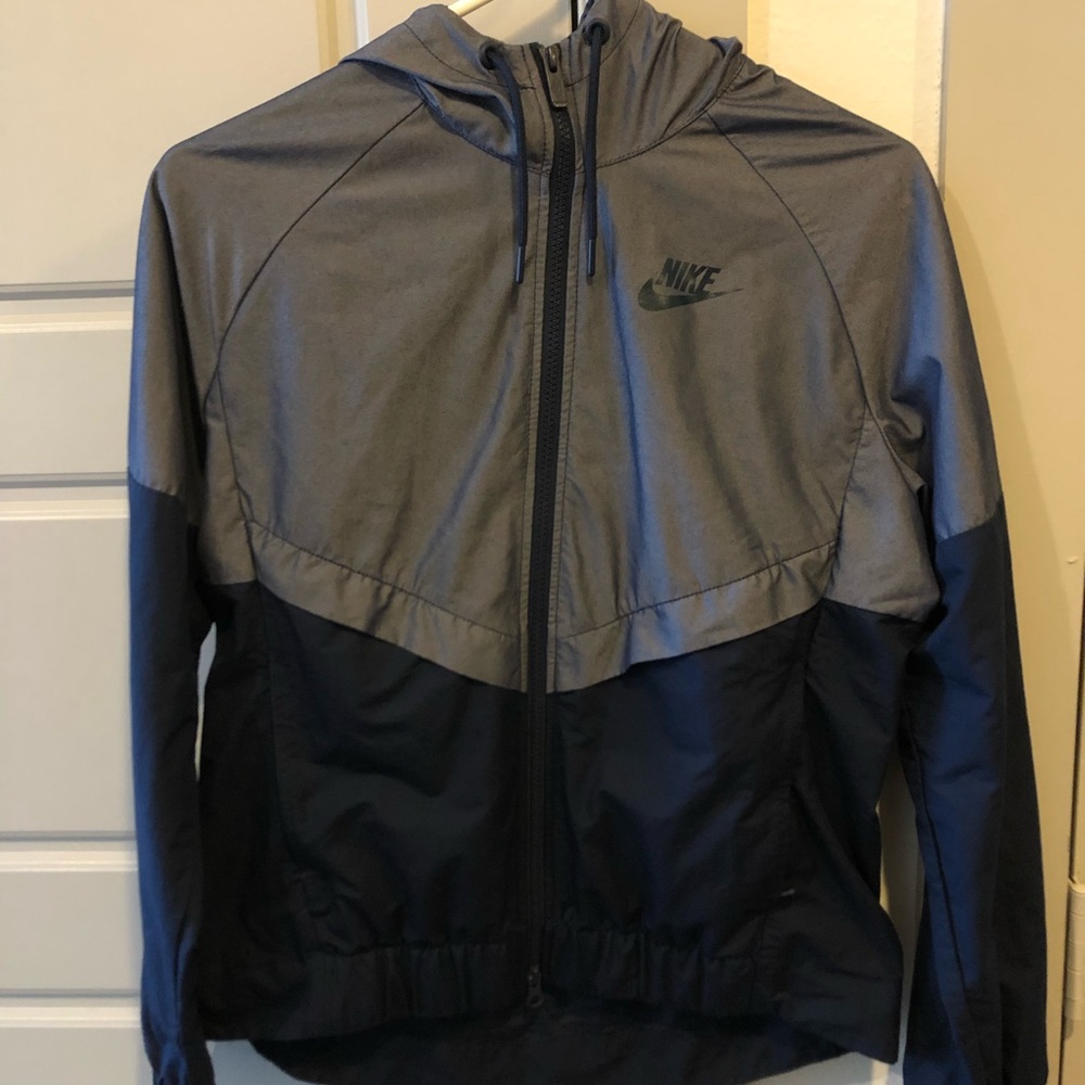 Nike Women’s Two Tone Blue Zip Up Windrunner Jacket